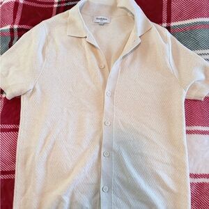 Goodfellow & Co Men's Off-White Button Down Shirt